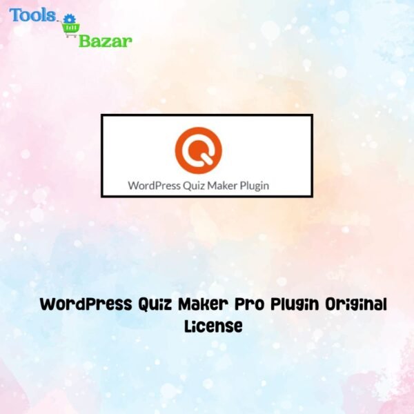 WordPress Quiz Maker Pro Plugin Original License - ToolsBazar.io